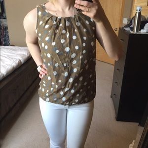 Loft polka dot tank